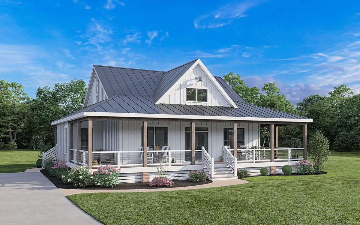 Cozy Modern Farmhouse – ~1,349 Sq Ft | 2 Bed, 2 Bath | Single-Level