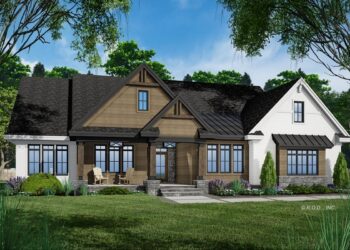 4-Bed Transitional Farmhouse – ~2,563 Sq Ft with Cozy Master Porch & Loft Bonus