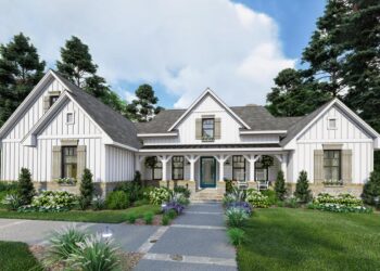 New American Farmhouse – ~2,459 Sq Ft, 4 Beds, Split Layout & Bonus Space