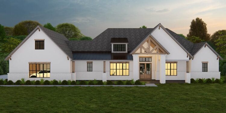 Traditional Home with Character – ~2,530 Sq Ft, Dormers & Welcoming Porch