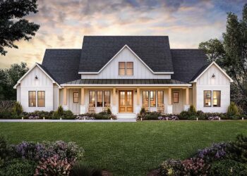 Modern Farmhouse – ~2,841 Sq Ft with Bonus Space & Big Porch