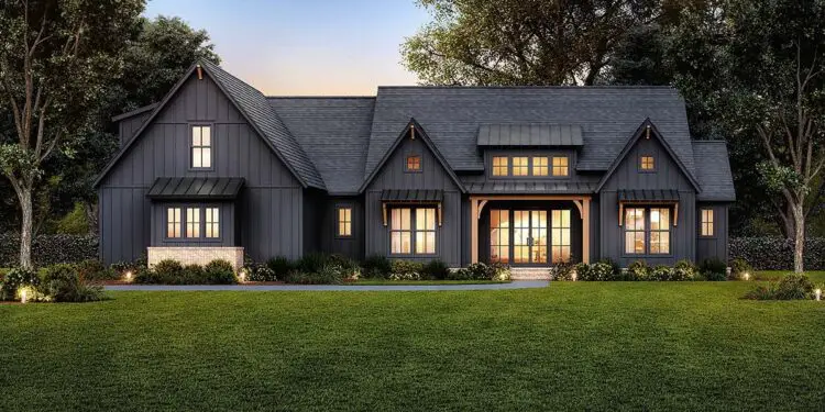 Moody & Modern Farmhouse – ~2,578 Sq Ft, 4 Beds, 3.5 Baths, Porch & Bonus Spaces