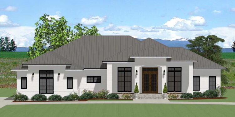 Spacious 4-Bed Transitional – ~3,046 Sq Ft with 3-Car Side Garage & Master Convenience