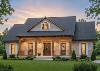 Split-Bedroom Traditional Farmhouse – 1870 Sq Ft, 3 Bedrooms