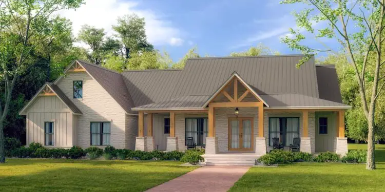 Hill Country Farmhouse – ~2,961 Sq Ft with Bonus Room & Deep Porch