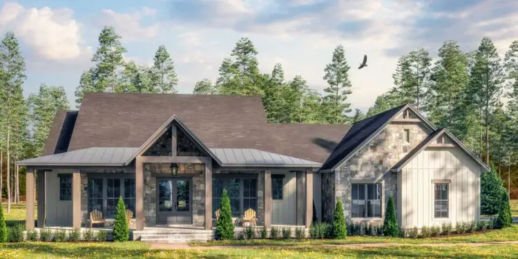 Rustic Craftsman Retreat – ~2,195 Sq Ft with Wrap-Around Porch