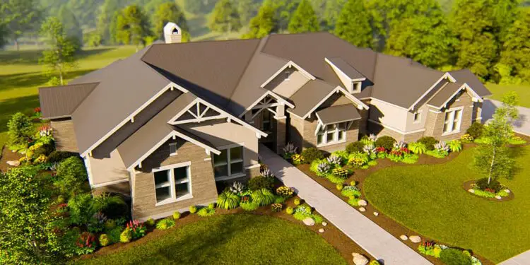 One-Level Craftsman with Game & Media Rooms — ~4,420 Sq Ft, 4 Beds, 4.5 Baths