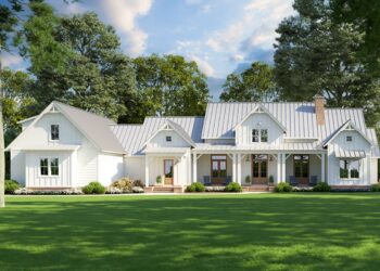 Modern Farmhouse – ~3,095 Sq Ft with Flex, Porch Flow & Bonus Loft