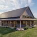 Barndominium Living: ~2,113 Sq Ft One-Story with a 9-Ft Wrap-Around Porch