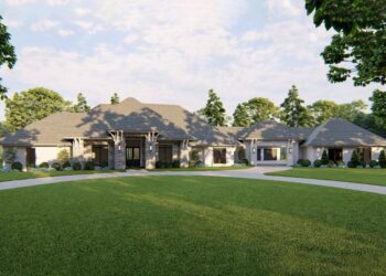 European Elegance | ~4,834 Sq Ft Single-Level Home with Motor Court & Luxury Details