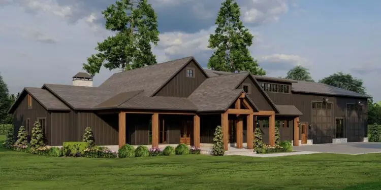 New-American Barndominium – ~2,631 Sq Ft with Outdoor Fireplace + Oversized RV Garage