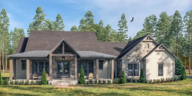 Modern Farmhouse – ~2,195 Sq Ft | 3 Beds, 2½ Baths, 2-Car Garage
