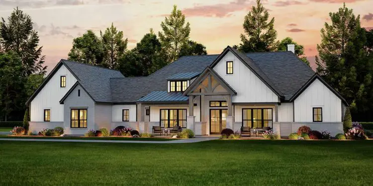 Spacious Modern Farmhouse – ~4,090 Sq Ft, 4 Beds, 5 Baths, 3-Car Garage