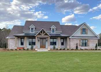 New American Farmhouse with Brick & Board-and-Batten Charm (~2,290 sq ft)