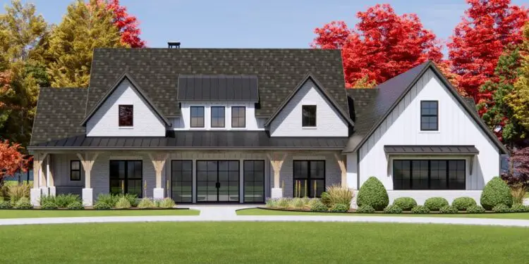 Spacious Modern Farmhouse with Wrap-Around Porch – ~3,392 Sq Ft of Open, Elegant Living