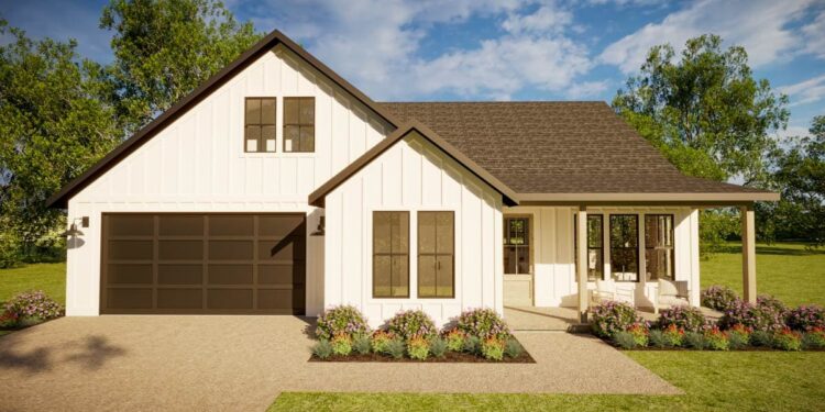 Modern Farmhouse with Vaulted Great Room – ~1,786 Sq Ft | 3 Beds | 2 Baths