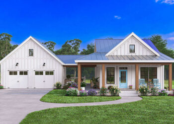 Cozy 966 Sq Ft Modern Farmhouse – 2 Beds, 1 Bath & Smart Layout