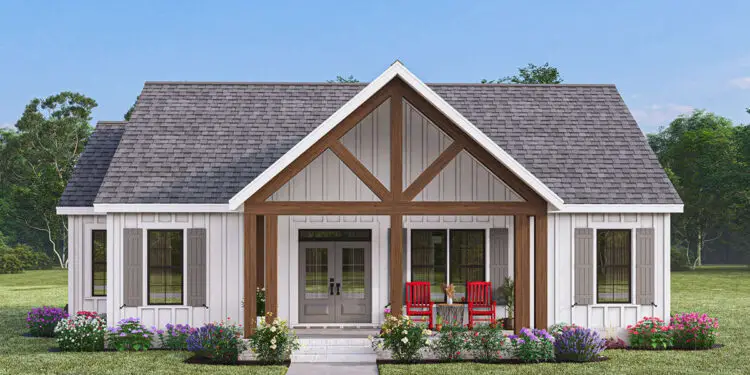 Cozy Modern Farmhouse – ~1,497 Sq Ft | 3 Beds, 2 Baths, Porch Heaven