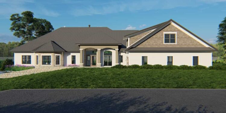 European Ranch with Split-Bed Layout – ~4,225 Sq Ft, Bonus Room & Court Entry Garage