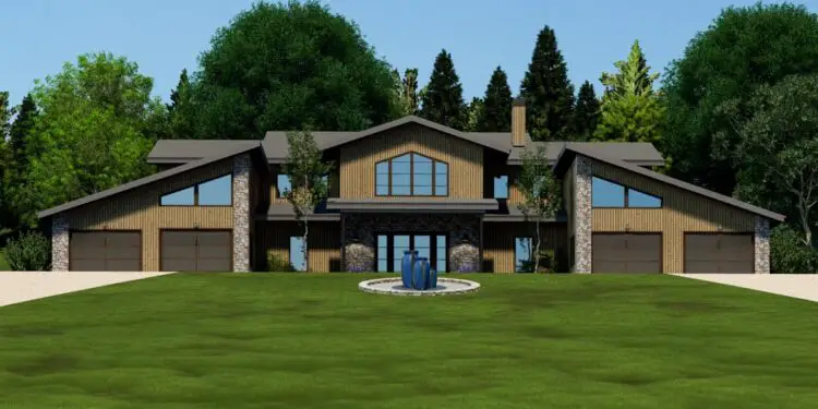 Symmetrical Modern Masterpiece – ~3,642 Sq Ft with Twin Wings & Entertaining Courtyard