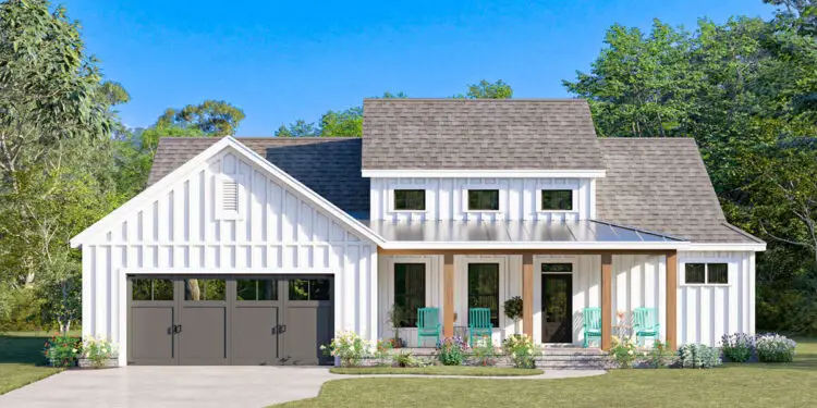 Modern Farmhouse – ~1,714 Sq Ft, 3 Beds, 2 Baths