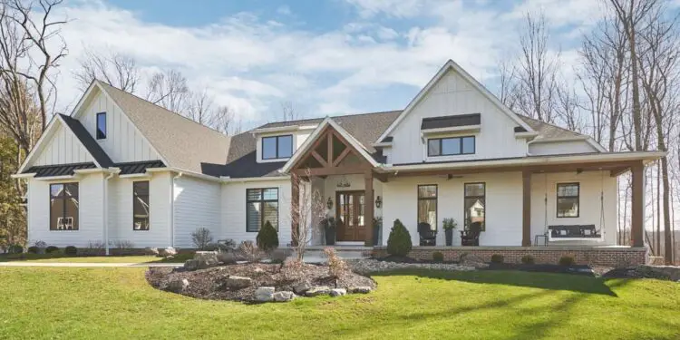 Elegant New American – ~4,100 Sq Ft with 4-Car Garage & Below-Ground Expansion