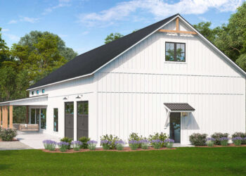 Barn-Plan ~2,000 Sq Ft – Rustic & Flexible 3 Beds, 2½ Baths