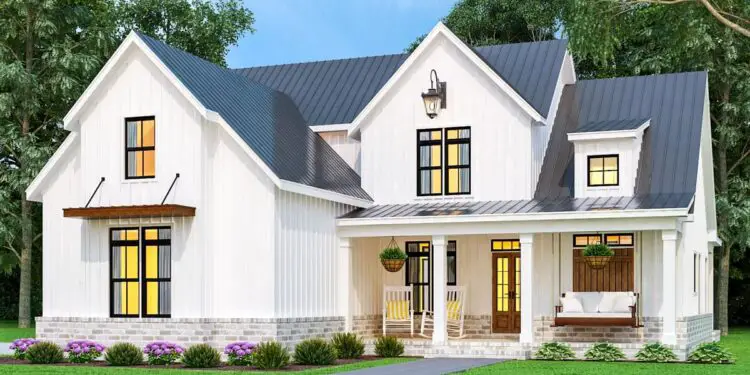 Exquisite Two-Story Home – 1,999 Sq Ft with Wrap-Around Porch