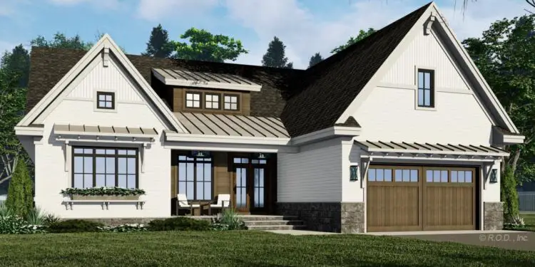 Modern Farmhouse ~2,000 Sq Ft — 3 Bedrooms, 1-Story with Porch Life