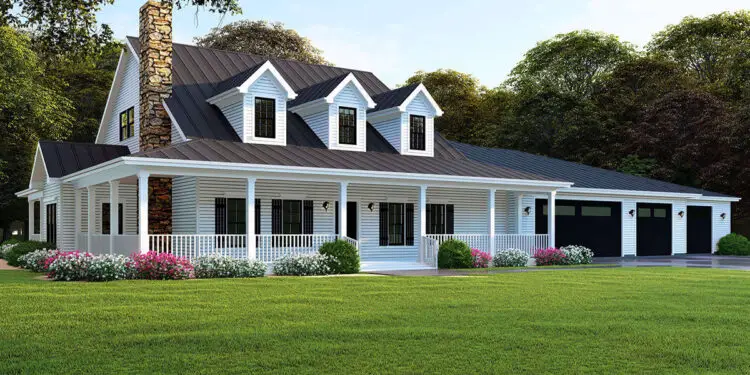 Modern Farmhouse – ~3,416 Sq Ft | 4 Beds | 4 Baths | 4-Car Garage