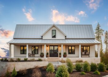 One-Story Modern Farmhouse with Flex Room & Expansive Outdoor Living