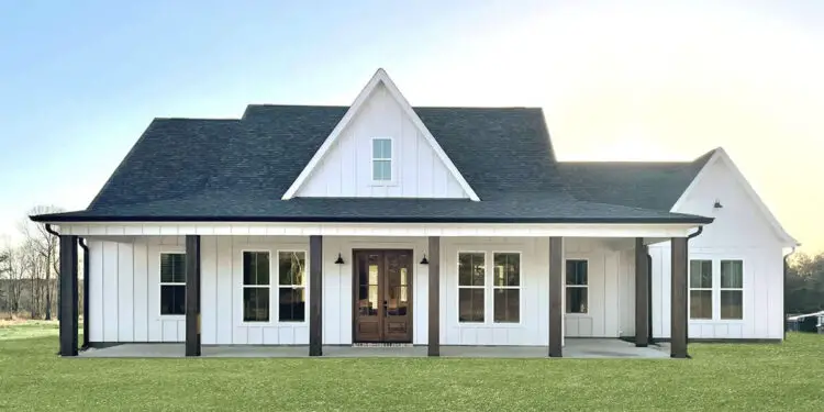 Modern Farmhouse with Home Office & Wrap-Around Porch – ~2,101 Sq Ft
