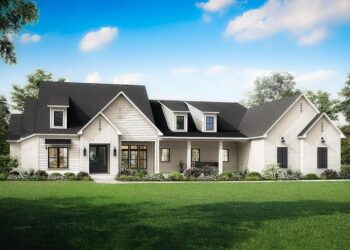 New American Farmhouse – ~5,185 Sq Ft with Large Screened Porch & Deluxe Homeowner’s Wing