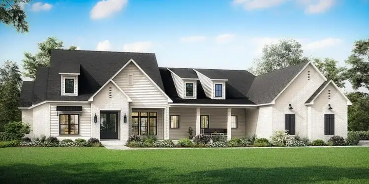 New American Farmhouse – ~5,185 Sq Ft with Large Screened Porch & Deluxe Homeowner’s Wing