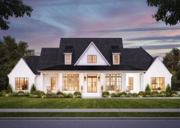 Expanded Modern Farmhouse – ~3,127 Sq Ft Featuring Vaulted Great Room & Office Haven