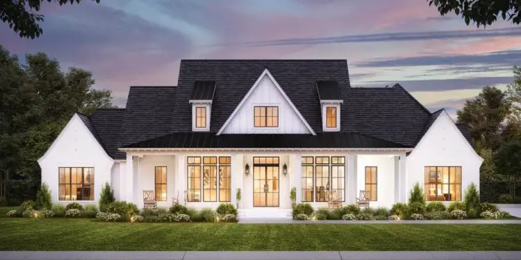 Expanded Modern Farmhouse – ~3,127 Sq Ft Featuring Vaulted Great Room & Office Haven