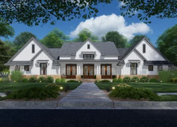 Spacious Modern Farmhouse – ~3,077 Sq Ft, 4 Bedrooms, 3 Baths
