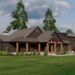 New American Barndominium – ~2,631 Sq Ft with Outdoor Fireplace & RV Garage