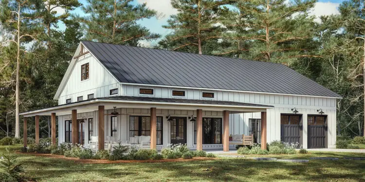 Barn-Style Home – ~2,000 Sq Ft | 3 Beds | 2.5 Baths | Modern Rustic Vibe
