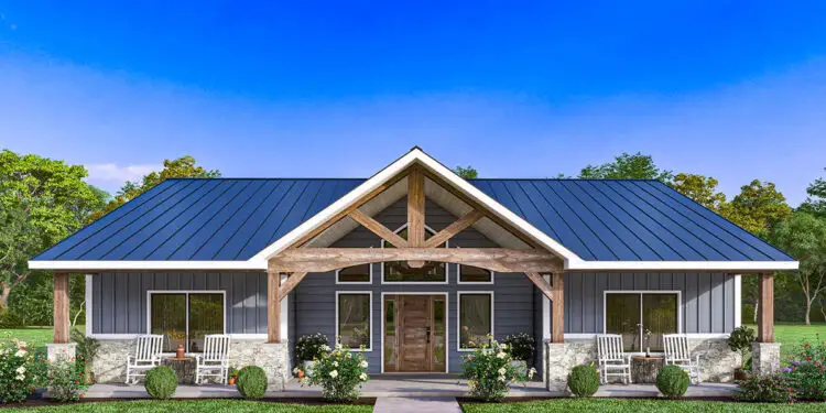 Modern Barn Dwelling – ~2,030 Sq Ft | 3 Beds | 2 Baths | Open & Rustic Flow