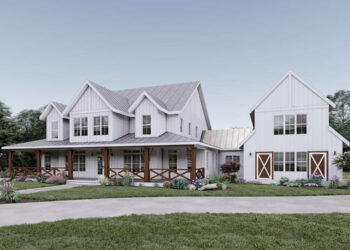 Modern Farmhouse – ~4,357 Sq Ft | 5 Beds, 4 Full + 2 Half Baths | 2-Story Design