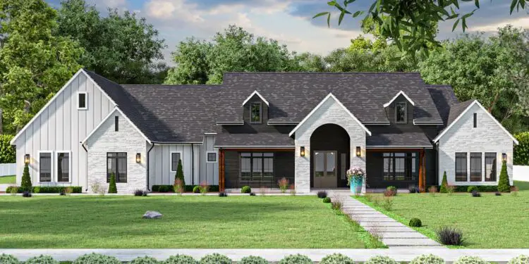 4-Bed Transitional Farmhouse with Large Games Room – ~4,187 Sq Ft