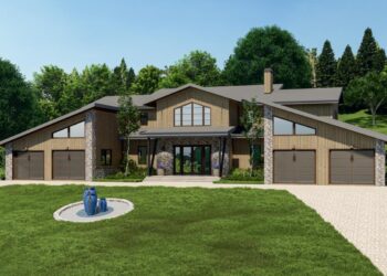 Symmetrical Modern Home – ~3,642 Sq Ft with Matching Wings & Grand Outdoor Entertaining