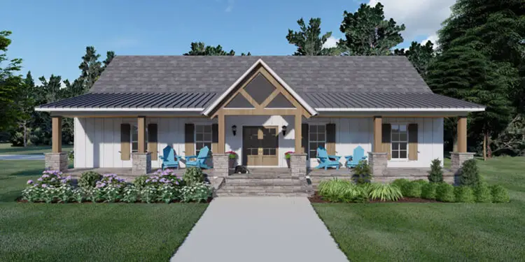 Modern Farmhouse – ~1,828 Sq Ft, 3 Beds, 2 Baths, Open Layout