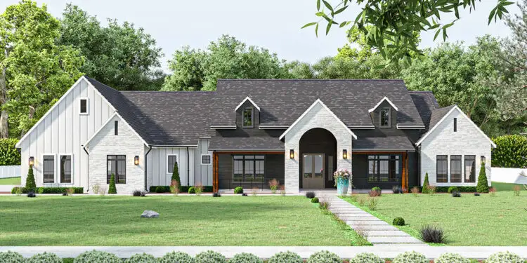 Modern Farmhouse Beauty – ~4,187 Sq Ft, 4 Beds & 5 Baths of Flexible Elegance