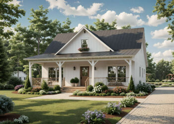 Modern Farmhouse – 1,020 Sq Ft, 2 Bedrooms