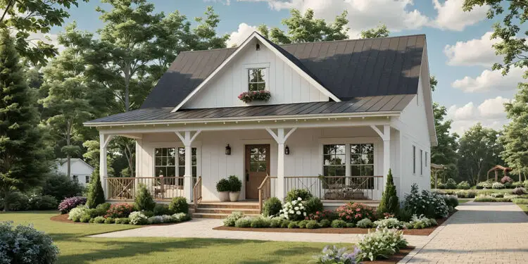 Modern Farmhouse – 1,020 Sq Ft, 2 Bedrooms