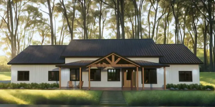 One-Story Modern Farmhouse with Flex Space — ~3,050 Sq Ft Dream Layout