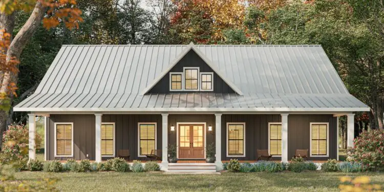 Modern Farmhouse Ranch – ~2,352 Sq Ft | 4 Beds + Flex Room | Home Office Ready