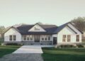 Spacious 4-Bed Modern Farmhouse – ~3,002 Sq Ft with Split Bedrooms & Wraparound Porches